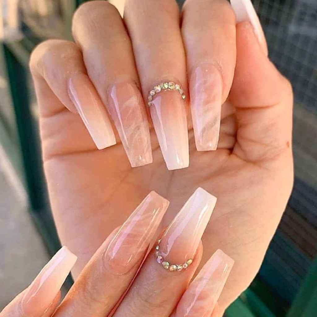 Ombre Marble Nails
